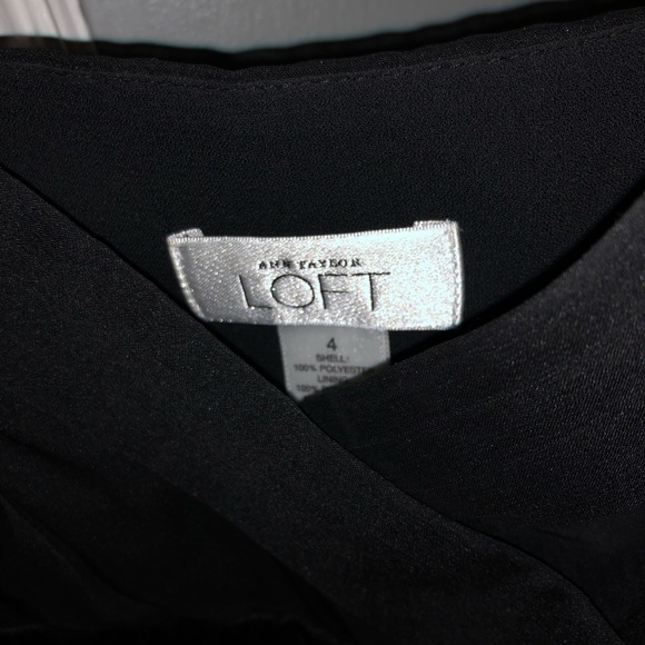 Loft black dress with pleated skirt - Picture 5 of 5